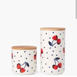 Kate Spade Cherry Canisters